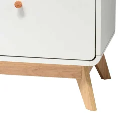Wohnen Tv & Hifi-Möbel|Lowboards<Scandi TV Board in Weiß mit Eiche Natur - Kolreva