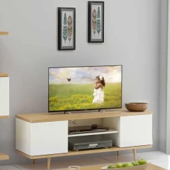 Wohnen Tv & Hifi-Möbel|Lowboards<Scandi TV Unterschrank zweifarbig - Jendren