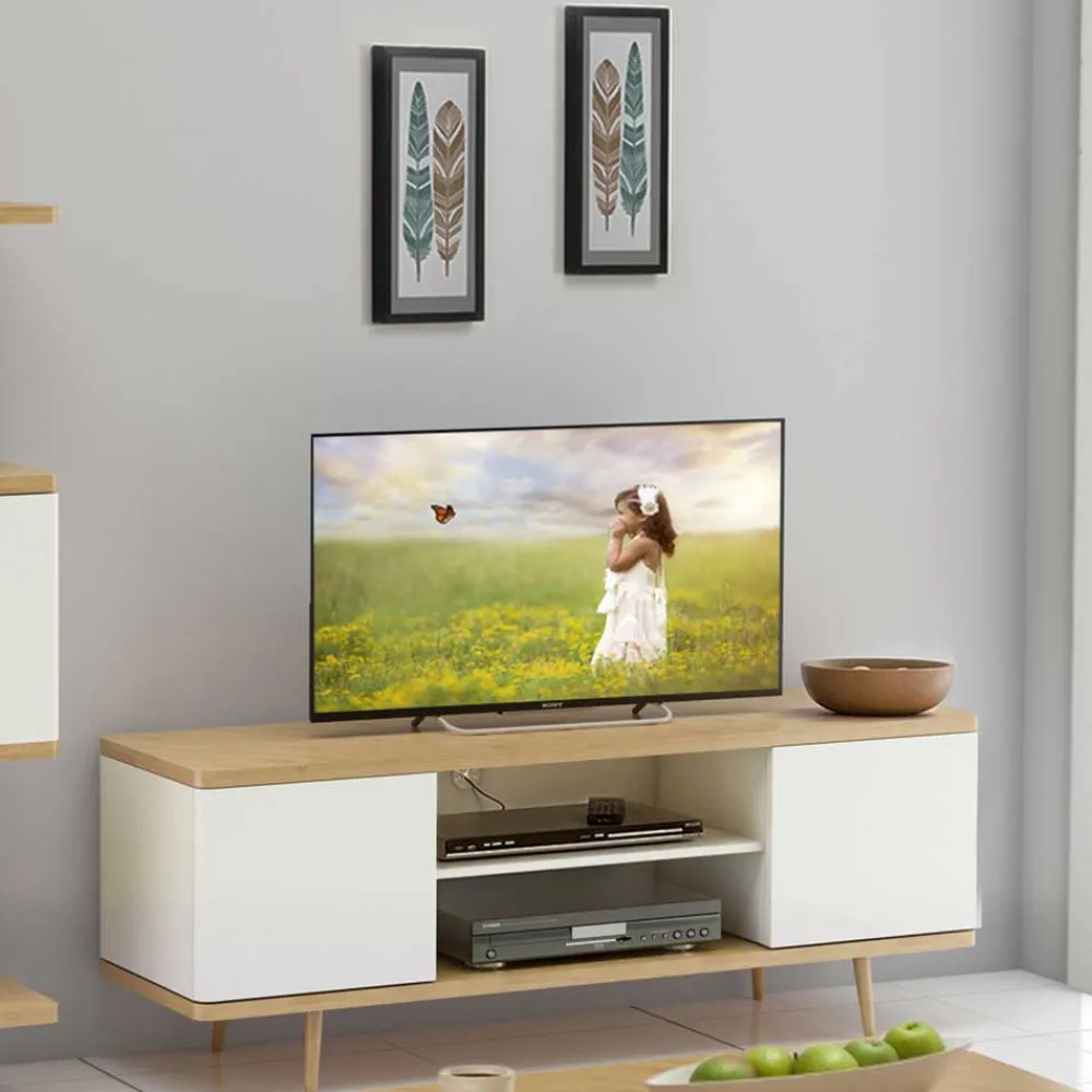 Wohnen Tv & Hifi-Möbel|Lowboards<Scandi TV Unterschrank zweifarbig - Jendren