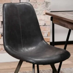 Wohnen Stühle<Schalensitz Stühle in Schwarz - Carlotte (4er Set)