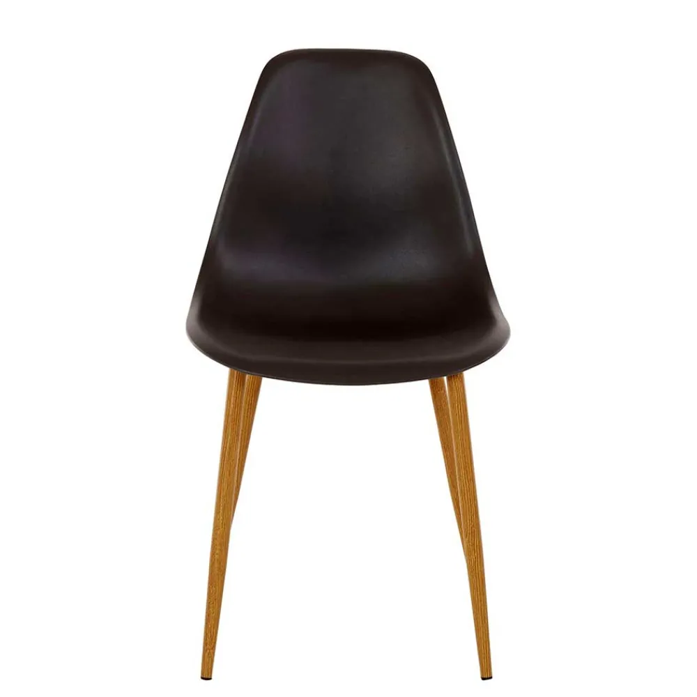Wohnen Stühle<Schalenstühle aus Kunststoff Grau - Jesuisa (Set)