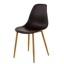 Wohnen Stühle<Schalenstühle aus Kunststoff Grau - Jesuisa (Set)