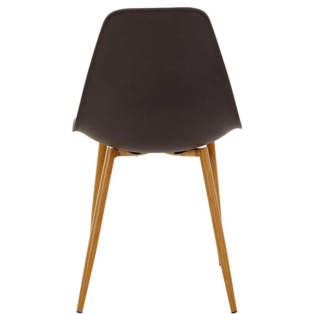 Wohnen Stühle<Schalenstühle aus Kunststoff Grau - Jesuisa (Set)