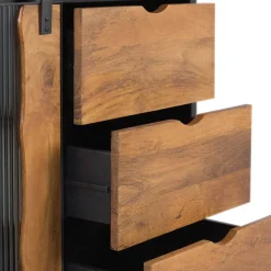Wohnen Sideboards<Schiebetüren Sideboard mit Riffelglas - Aglia