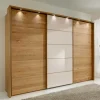 Wohnen Schränke<Schiebetüren-Kleiderschrank in Beige Glas - Nikoba