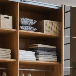 Wohnen Kleiderschränke|Schränke<Schiebetüren-Kleiderschrank in drei Breiten - Vutonia