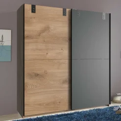 Wohnen Kleiderschränke<Schiebetürenschrank im Industry und Loft Stil - Janeiro
