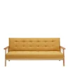 Wohnen Sofas<Schlafcouch in Gelb & Eukalyptus Natur - Emkola