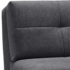 Wohnen Sofas<Schlafcouch mit Bettkasten in Dunkelgrau - Lenza