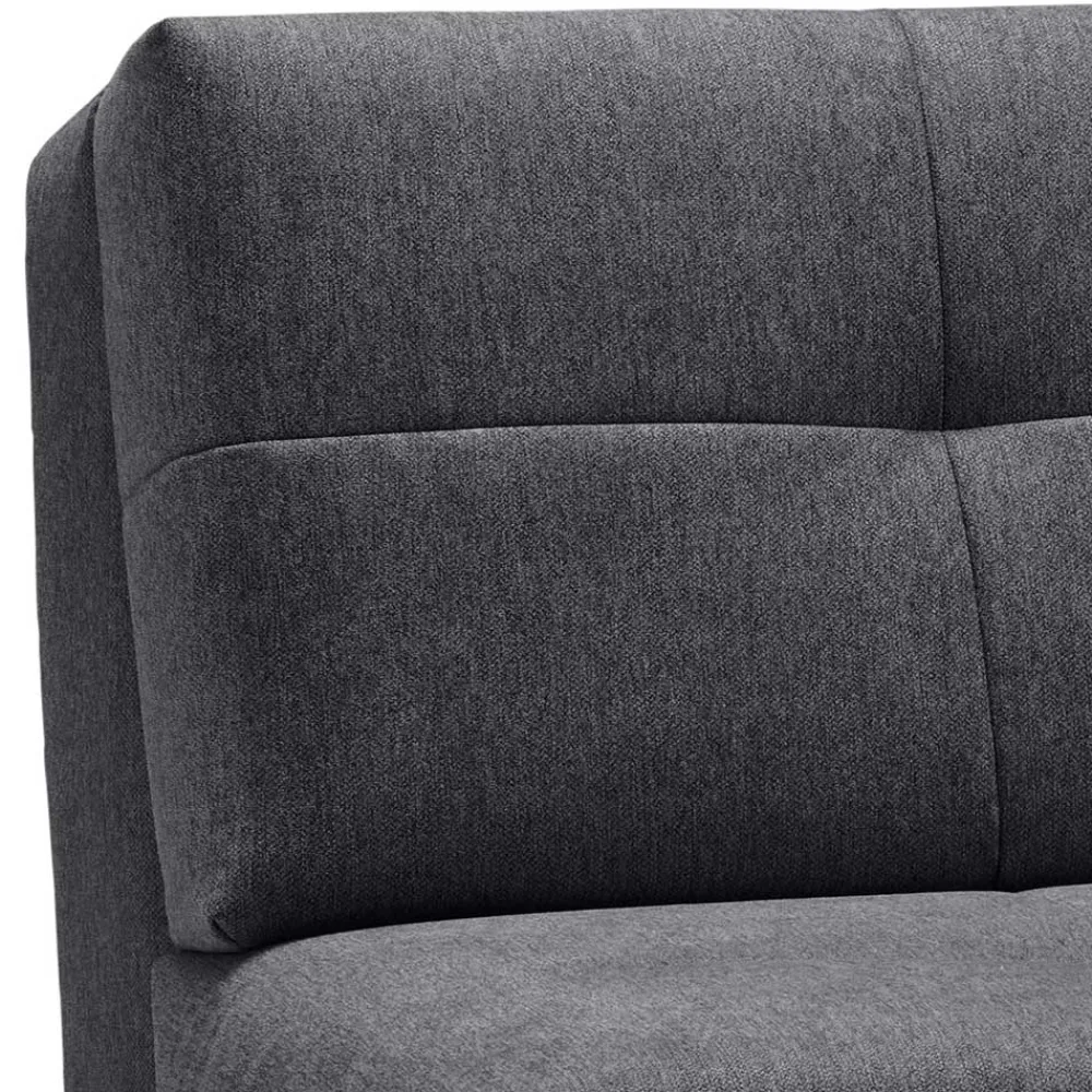 Wohnen Sofas<Schlafcouch mit Bettkasten in Dunkelgrau - Lenza
