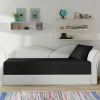 Wohnen Betten|Sofas<Schlaffunktion Recamiere in Offwhite und Schwarz - Asbrov