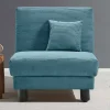 Wohnen Sofas<Schlafsessel in Petrol aus Cord - Geraldo