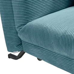 Wohnen Sofas<Schlafsessel in Petrol aus Cord - Geraldo