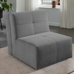 Wohnen Sofas<Schlafsessel ohne Armlehnen in Anthrazit - Anzarote