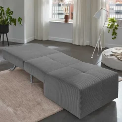 Wohnen Sofas<Schlafsessel ohne Armlehnen in Anthrazit - Anzarote