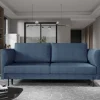 Wohnen Sofas<Schlafsofa in meliertem Blaugrau Stoffbezug - Ipsum