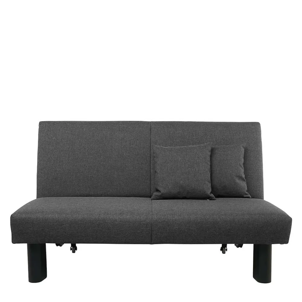 Wohnen Sofas<Schlafsofa ohne Armlehnen in Dunkelgrau - Jandusc