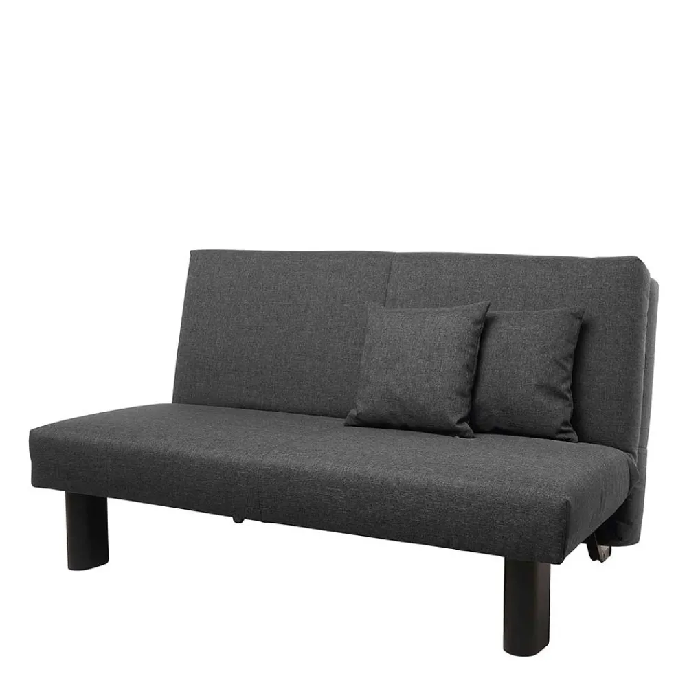 Wohnen Sofas<Schlafsofa ohne Armlehnen in Dunkelgrau - Jandusc