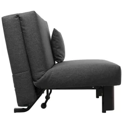 Wohnen Sofas<Schlafsofa ohne Armlehnen in Dunkelgrau - Jandusc