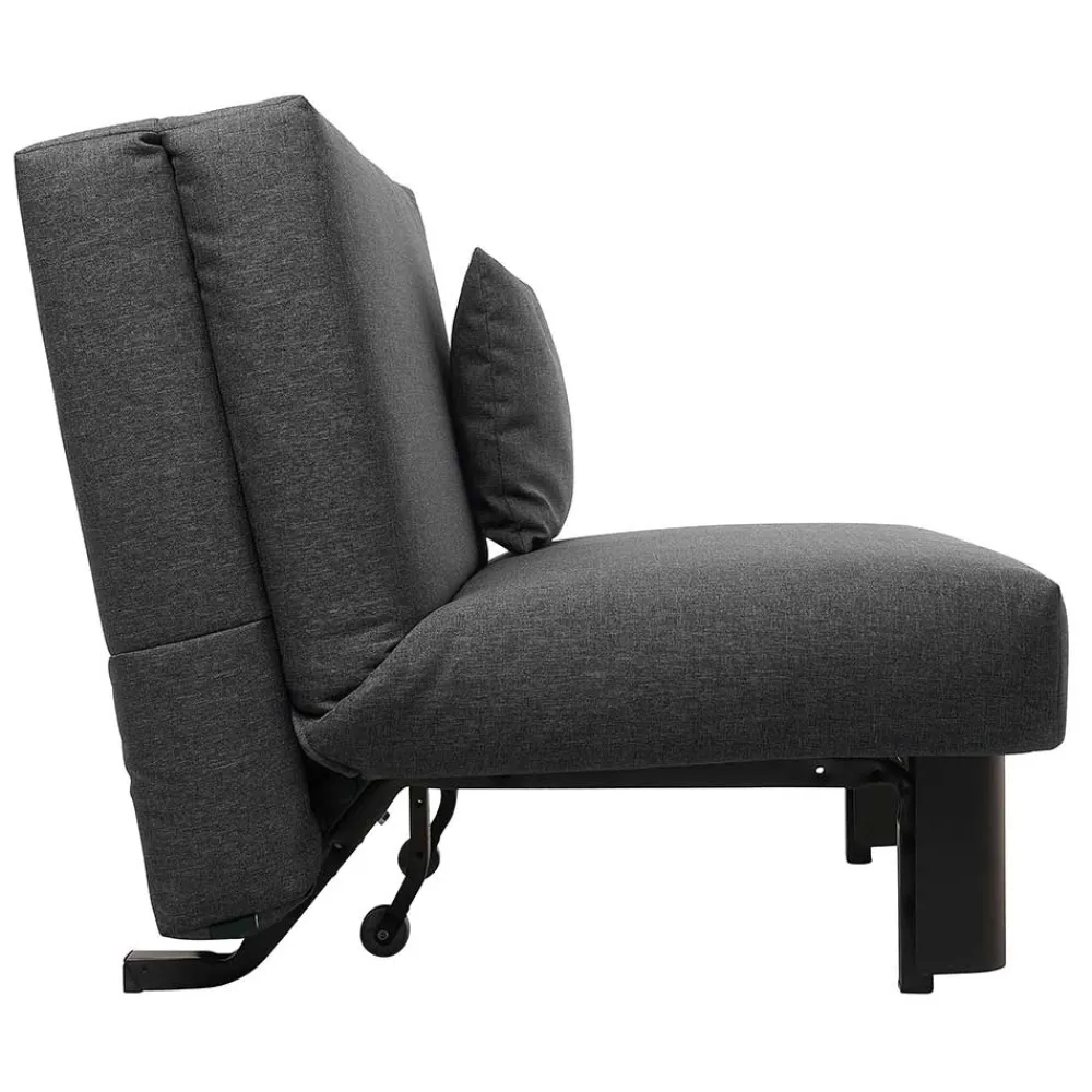Wohnen Sofas<Schlafsofa ohne Armlehnen in Dunkelgrau - Jandusc