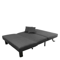 Wohnen Sofas<Schlafsofa ohne Armlehnen in Dunkelgrau - Jandusc