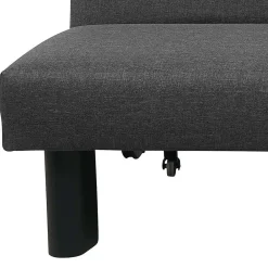 Wohnen Sofas<Schlafsofa ohne Armlehnen in Dunkelgrau - Jandusc