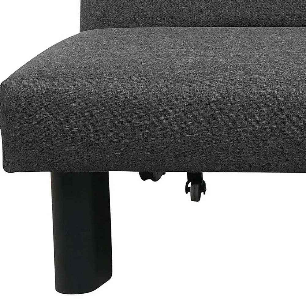 Wohnen Sofas<Schlafsofa ohne Armlehnen in Dunkelgrau - Jandusc
