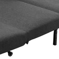 Wohnen Sofas<Schlafsofa ohne Armlehnen in Dunkelgrau - Jandusc