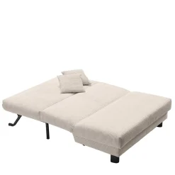 Wohnen Betten|Sofas<Schlafsofa zum Ausziehen in Beige Cord - Zentra
