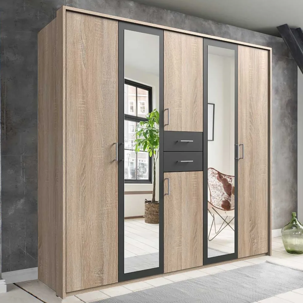 Wohnen Schränke<Schlafzimmer Drehtürenschrank modern - Ride