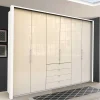 Wohnen Kleiderschränke<Schlafzimmer Falttürenschrank in Creme Weiß - Zidarie