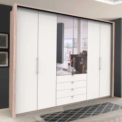 Wohnen Kleiderschränke|Schränke<Schlafzimmer Gleittürenschrank mit Spiegel - Vaclyn