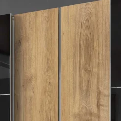 Wohnen Kleiderschränke|Schränke<Schlafzimmer Kleiderschrank in Dunkelgrau Glas - Hectos