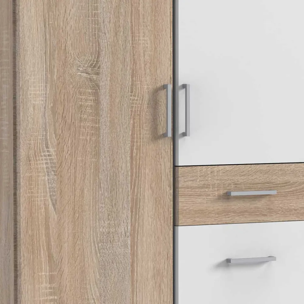 Wohnen Kleiderschränke|Schränke<Schlafzimmer Kleiderschrank zweifarbig - Coros