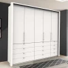 Wohnen Kleiderschränke<Schlafzimmer Kleiderschrank mit Metallgriffen - Donpiave