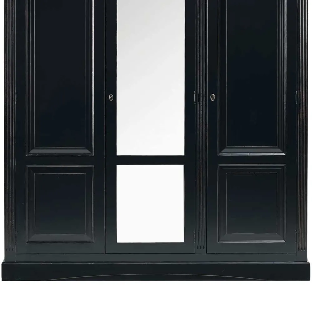 Wohnen Kleiderschränke|Schränke<Schlafzimmer Kleiderschrank Andoro in Schwarz