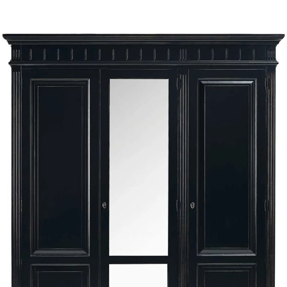 Wohnen Kleiderschränke|Schränke<Schlafzimmer Kleiderschrank Andoro in Schwarz