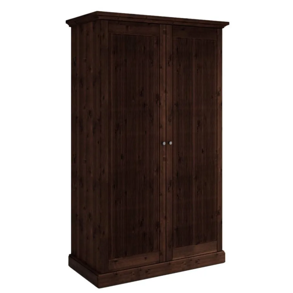 Wohnen Kleiderschränke<Schlafzimmer Kleiderschrank in Dunkelbraun - Nauizia