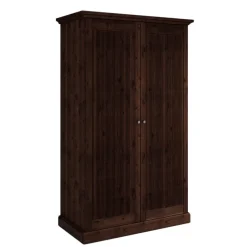 Wohnen Kleiderschränke<Schlafzimmer Kleiderschrank in Dunkelbraun - Nauizia