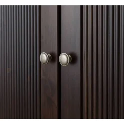 Wohnen Kleiderschränke<Schlafzimmer Kleiderschrank in Dunkelbraun - Nauizia