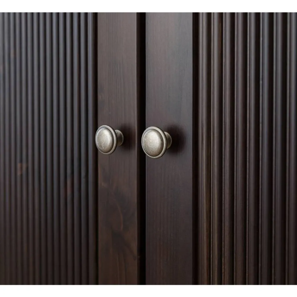 Wohnen Kleiderschränke<Schlafzimmer Kleiderschrank in Dunkelbraun - Nauizia