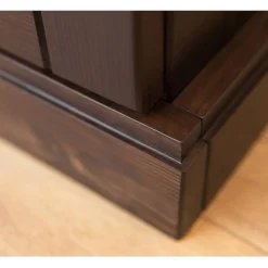 Wohnen Kleiderschränke<Schlafzimmer Kleiderschrank in Dunkelbraun - Nauizia