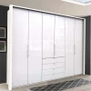 Wohnen Kleiderschränke<Schlafzimmer Kleiderschrank mit Falttüren & Schubladen - Dolienca