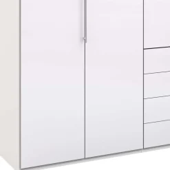 Wohnen Kleiderschränke<Schlafzimmer Kleiderschrank mit Falttüren & Schubladen - Dolienca