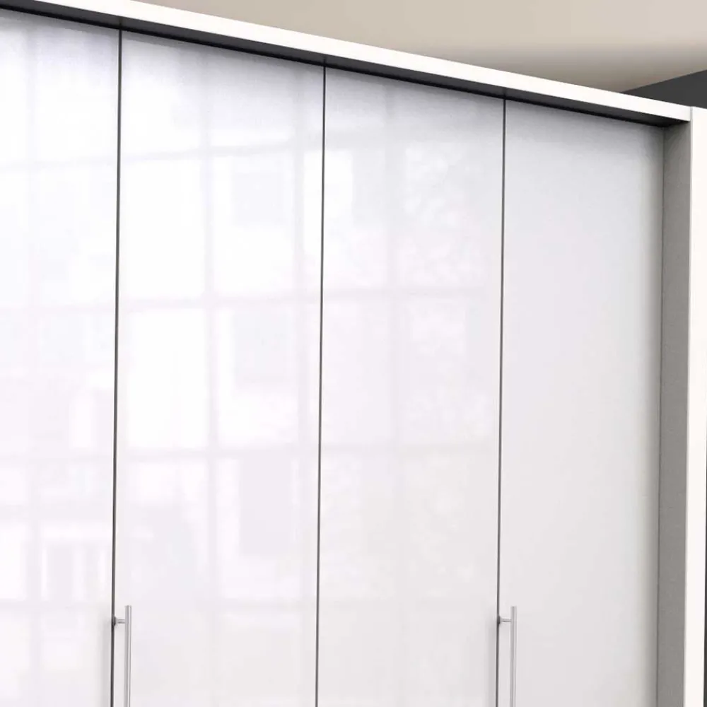 Wohnen Kleiderschränke<Schlafzimmer Kleiderschrank mit Falttüren & Schubladen - Dolienca