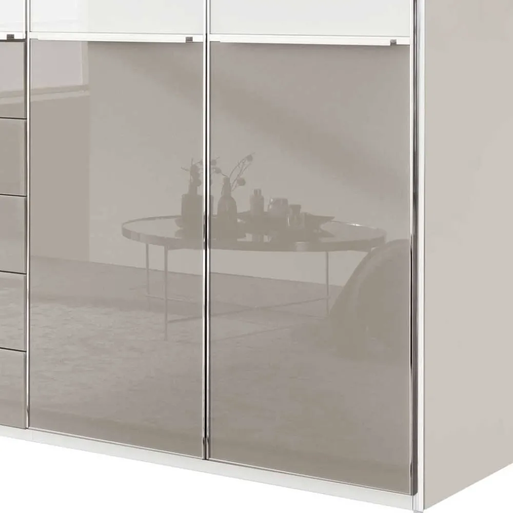 Wohnen Kleiderschränke|Schränke<Schlafzimmer Kombi-Kleiderschrank 6-türig - Pascan