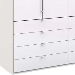 Wohnen Kleiderschränke|Schränke<Schlafzimmer Kombischrank in Weiß - Dolienca