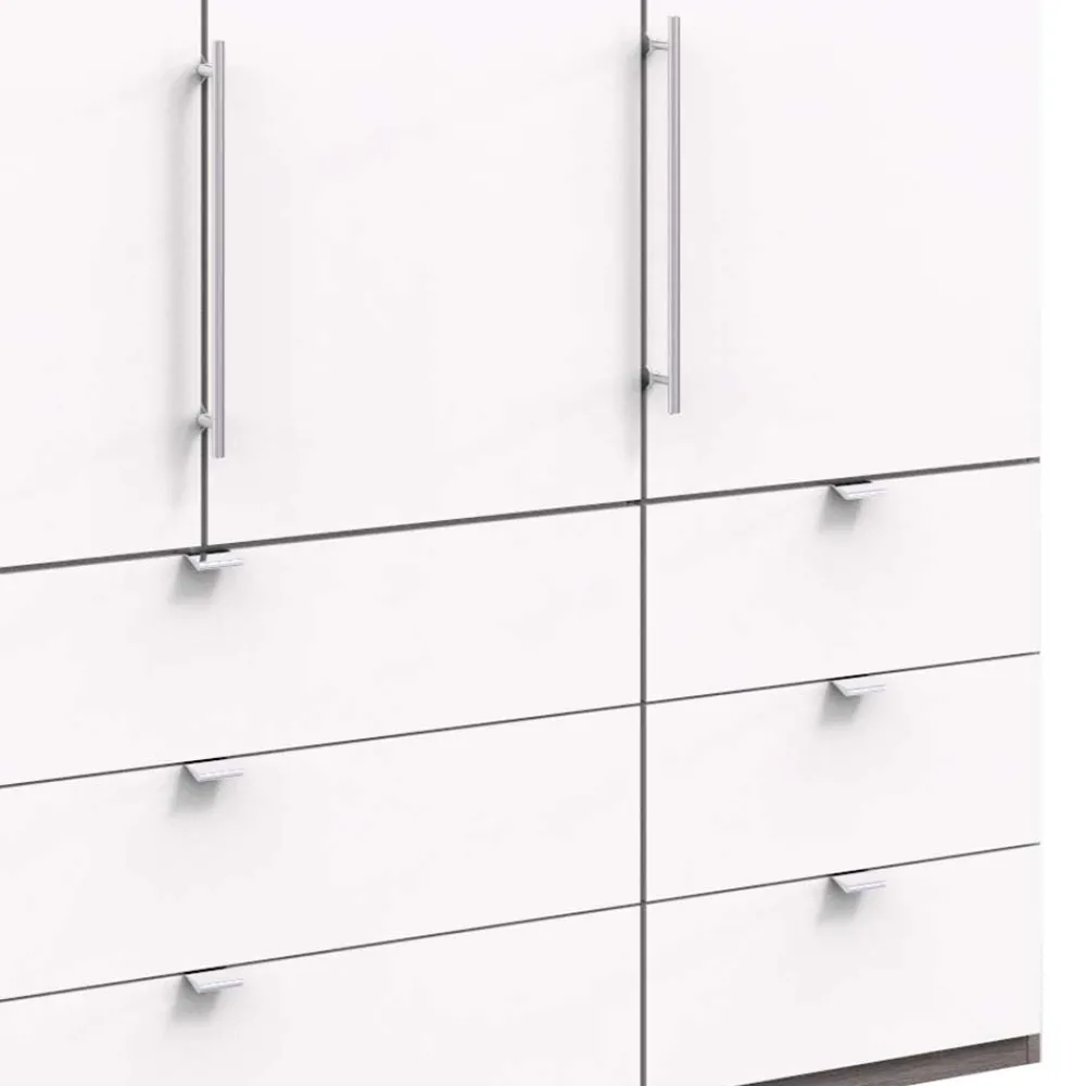 Wohnen Kleiderschränke|Schränke<Schlafzimmer Kombi-Schrank mit sechs Schubladen - Tivierto