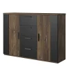 Wohnen Sideboards<Schlafzimmer Kommode in Eiche Dunkel Dekor - Rose