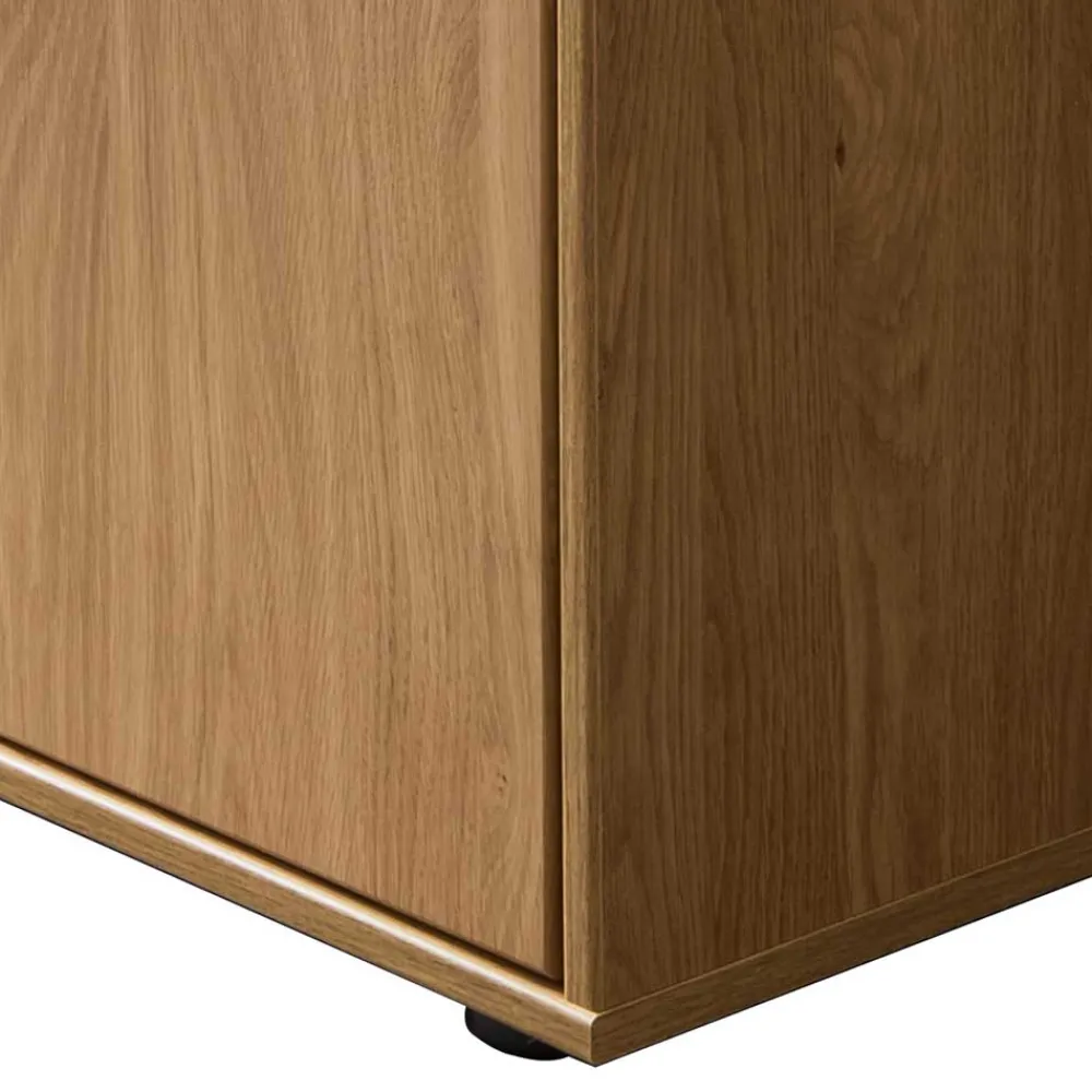 Wohnen Sideboards<Schlafzimmer Kommode in Eichefarben & Beige - Emdsiva